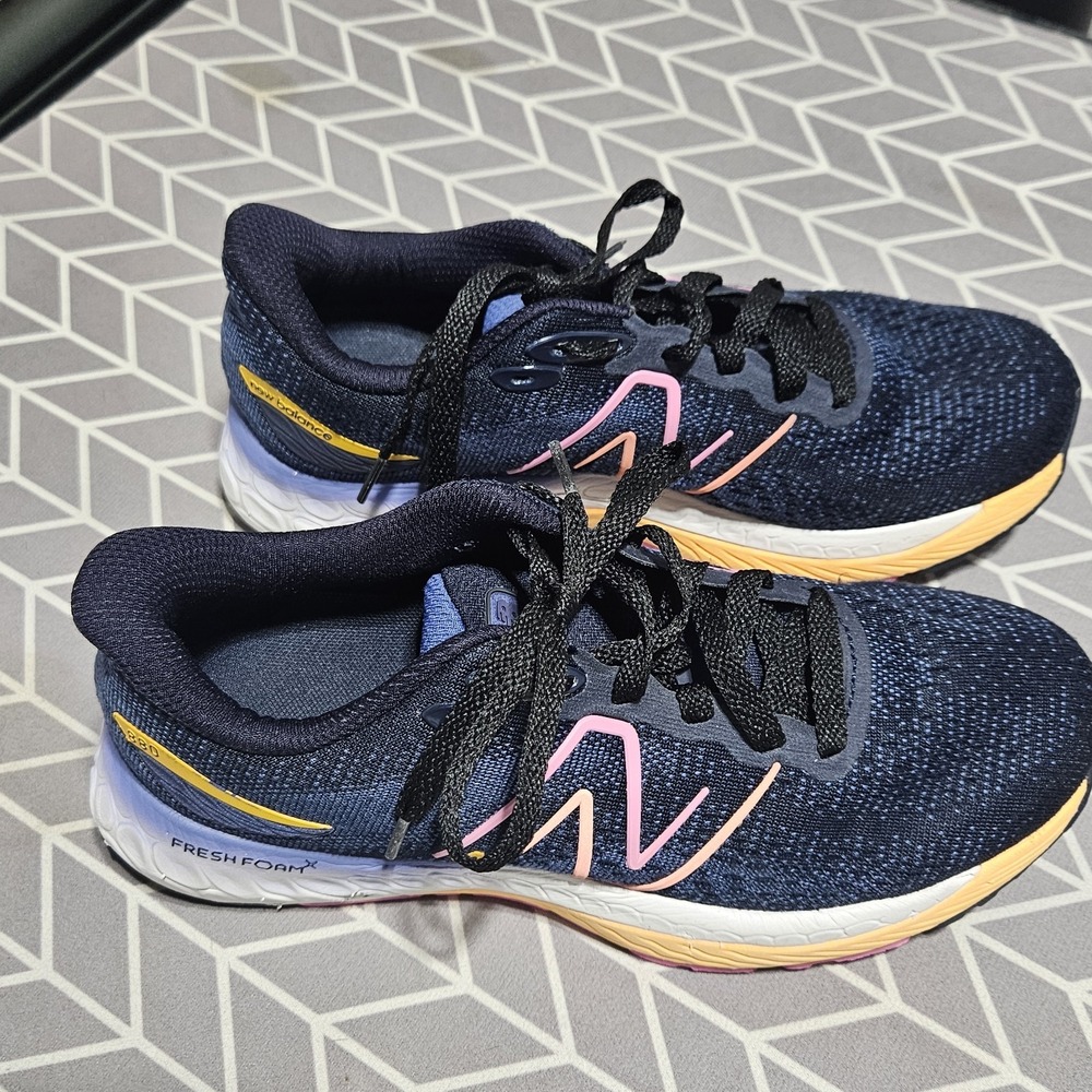 New Balance Fresh Foam 880 V12 Running Shoes Sneakers Women's 8 Blue